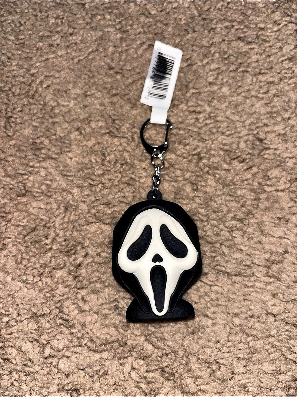 Spirit Halloween Ghost Face Figure Bag Clip Series 1 Keychain